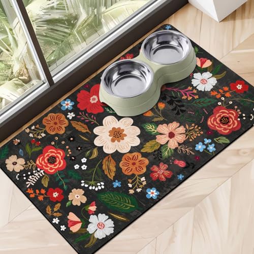 Umweltfreundliches Haustierzubehör: saugfähige, schnell trocknende Katzen- und Hundefuttermatte, 61 x 81,3 cm Umweltfreundliches Haustierzubehör: saugfähige, schnell trocknende Katzen- und Hundefuttermatte, 61 x 81,3 cm von Cuslnox