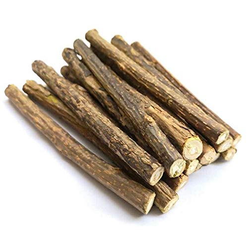 Cusstally 20 StüCk NatüRliche Silberrebe Sticks für Katzen Minzen Sticks Matatabi Kauen Sticks ZäHne Molar Kauen Spielzeuge für die Reinigung Von Katzen ZäHnen von Cusstally