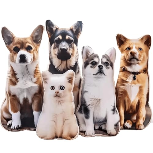 Individuelles 3D-Haustierkissen von Foto | personalisiertes Hunde-/Katzenförmiges Wurfkissen | doppelseitig bedrucktes Haustierkissen Individuelles 3D-Haustierkissen von Foto | personalisiertes Hunde-/Katzenförmiges Wurfkissen | doppelseitig bedrucktes Haustierkissen von Custom System