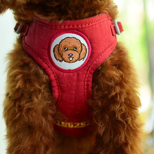 Hundegeschirr zum Ziehen, personalisierbar mit Namen und Telefonnummer, Haustierweste für kleine Hunde, um Verlust, Zerren, Ziehen oder Würgen zu verhindern, Training und Spazierengehen, mit 1,5 m Hundegeschirr zum Ziehen, personalisierbar mit Namen und Telefonnummer, Haustierweste für kleine Hunde, um Verlust, Zerren, Ziehen oder Würgen zu verhindern, Training und Spazierengehen, mit 1,5 m von CustomizeFactory