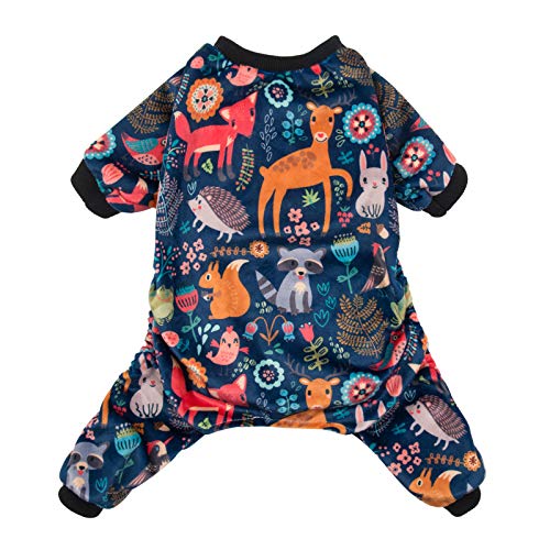 CuteBone Hundepyjama für kleine, Mittelgroße Hunde, Weiches Material, Dehnbar Hunde-Strampler, Winterjacken und mäntel P75XS-DE von CuteBone