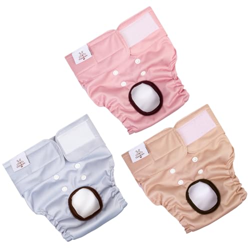 CuteBone Hundewindeln für Weibliche Welpen, Waschbar und umweltfreundliche Damenbinden Höschen für Ungeübte Welpen, Hunde in Hitze, Menstruation und Inkontinenz D61M-DE CuteBone Hundewindeln für Weibliche Welpen, Waschbar und umweltfreundliche Damenbinden Höschen für Ungeübte Welpen, Hunde in Hitze, Menstruation und Inkontinenz D61M-DE von CuteBone