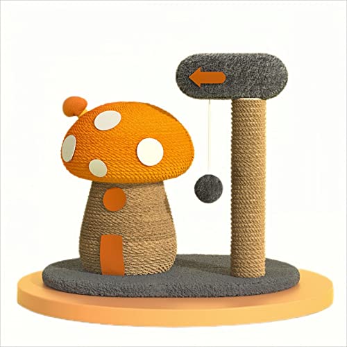 Katzenturm beliebtes Pilzhauskatzen-Klettergerüst für Katzenspielzeug beseitigt Bewegungsmangel, hervorragende Stabilität und einfache Montage von Cuteboom