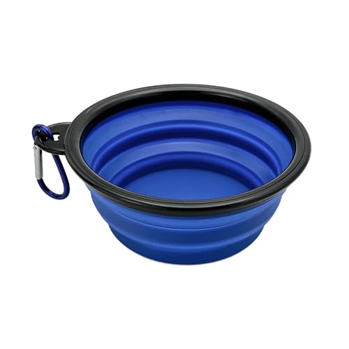 Cutie's PetBox Faltbarer Reise-Wasser- und Futternapf für Hunde und Katzen, 350 ml Volumen, volle Höhe 5,1 cm, Blau Cutie's PetBox Faltbarer Reise-Wasser- und Futternapf für Hunde und Katzen, 350 ml Volumen, volle Höhe 5,1 cm, Blau von Cutie's PetBox