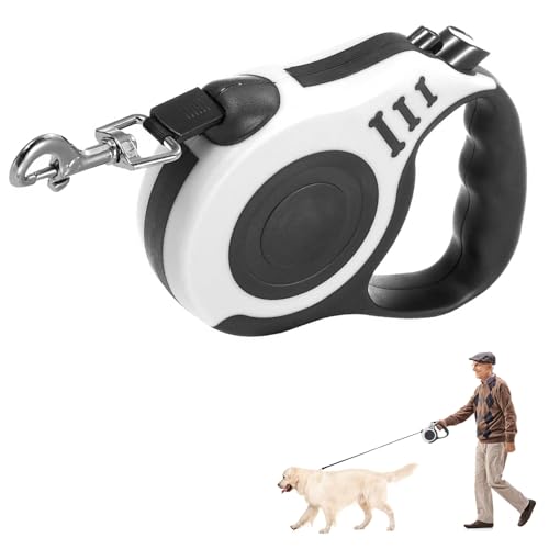 Ausziehbare Leine für Hunde,Rollleine Hundeleine 5m,Leine Hundeleine Einziehbar,Hundeleine,Einziehbare Hundeleine,Hundeleine Ausziehbar mit Griff,Dog Leash,Verhedderungsfreie Ausziehbare Hundeleine… von Cutiolly