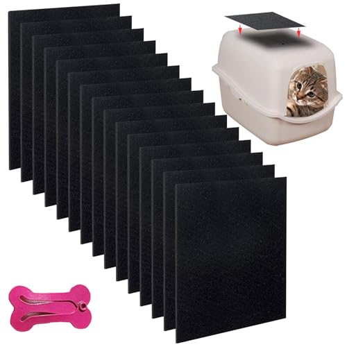 Cutiolly Aktivkohlefilter Katzenklo,15pcs Aktivkohlefilter Katzenstreukästen,Ersatz Filter Katzenklo,Katzenklo Filter für Deckel,Geruchsneutralisierer Katzenklo Filter,Filter für Katzentoilette Cutiolly Aktivkohlefilter Katzenklo,15pcs Aktivkohlefilter Katzenstreukästen,Ersatz Filter Katzenklo,Katzenklo Filter für Deckel,Geruchsneutralisierer Katzenklo Filter,Filter für Katzentoilette von Cutiolly