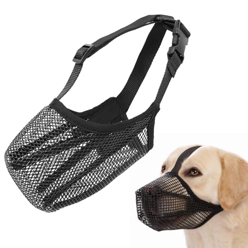 Maulkorb für Hunde, atmungsaktiver Maulkorb, Sicherheitsmaulkorb, Haustiermaske, weicher Netz-Maulkorb, Hunde-Maulkorb, um zu verhindern, dass Essen, Beißen und Kauen Maulkorb für Hunde, atmungsaktiver Maulkorb, Sicherheitsmaulkorb, Haustiermaske, weicher Netz-Maulkorb, Hunde-Maulkorb, um zu verhindern, dass Essen, Beißen und Kauen von Cutiolly