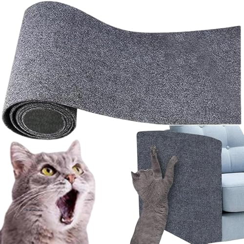 Selbstklebend Kratzmatte Katze,30 * 100cm Kratzmatte Selbstklebend,Kratzbrett Katzen Kratzschutz,DIY Kratzbrett Katze,Selbstklebend Kratzteppich Katze,Kratzschutz Sofa Katze,AntiKratz Tape von Cutiolly