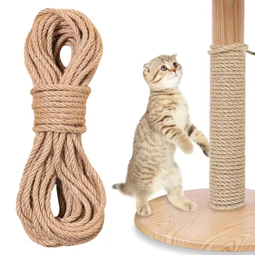 Sisalseil für Kratzbaum,Seil für Kratzbaum,Mehrzweckseil Seil Sisal,Natürlich Sisal Seil,Kratzseil Katzenzubehör,für Katzen kratzbaum,Haushalt Garten DIY Sisalseil für Kratzbaum,Seil für Kratzbaum,Mehrzweckseil Seil Sisal,Natürlich Sisal Seil,Kratzseil Katzenzubehör,für Katzen kratzbaum,Haushalt Garten DIY von Cutiolly