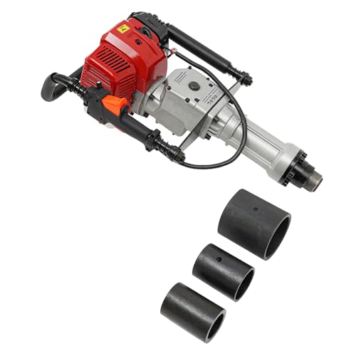 Pfahlramme 2 Takt Benzin Motor Pfostentreiber 52cc 1900W Benzin Pfahlramme, 3x Rammloch Adapter 55/70/100 mm, Rotationsgeschwindigkeit 8500rpm,für Pfähle aus Holz, Metall und recyceltem Material Pfahlramme 2 Takt Benzin Motor Pfostentreiber 52cc 1900W Benzin Pfahlramme, 3x Rammloch Adapter 55/70/100 mm, Rotationsgeschwindigkeit 8500rpm,für Pfähle aus Holz, Metall und recyceltem Material von Cutycaty