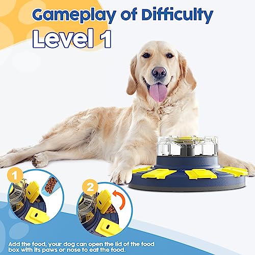 Cwrais Interaktives Puzzle-Spielzeug für Hunde,Puzzle-Spielzeug von Cwrais