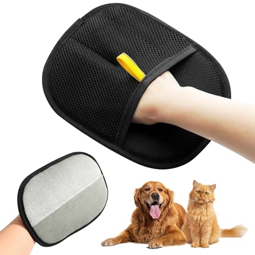 Cxqbsmy Doppelseitige Haustierpflegehandschuhe, Tierhaarentferner Handschuhe, Vielseitige Handschuhe zur Antistatik-Entfernung für Hunde und Katzen, für Waschen Enthaaren Pflege Cxqbsmy Doppelseitige Haustierpflegehandschuhe, Tierhaarentferner Handschuhe, Vielseitige Handschuhe zur Antistatik-Entfernung für Hunde und Katzen, für Waschen Enthaaren Pflege von Cxqbsmy