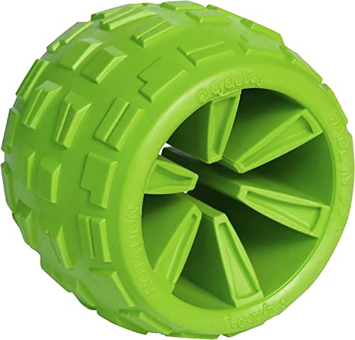 Cycle Dog Hundespielzeug mit Ball, mit Ecolast-Recycling-Material, robustes und nachhaltiges Kauspielzeug für Hunde und Welpen, ideal zum Spielen und für aggressive Kauer von Cycle Dog