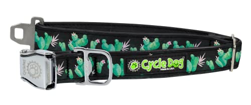Cycle Dog Kaktus-Flaschenöffner-Hundehalsband (groß, 43,2 cm - 68,6 cm) – kein Geruch, wasserdichtes Halsband für Hunde und Welpen, sichere Verriegelungsschnalle, wasserdicht, nachhaltig, hergestellt von Cycle Dog