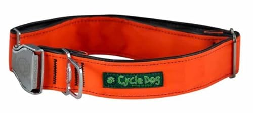 Cycle Dog Recyceltes Haustierhalsband, reflektierend, Orange von Cycle Dog