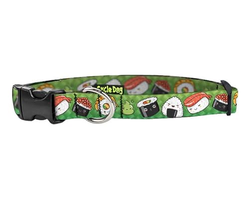 EcoWeave-RegWidth Halsband, Kunststoff-Sushi, Größe M von Cycle Dog