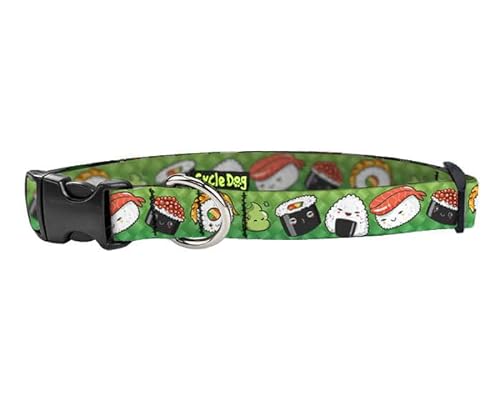 EcoWeave-RegWidth Halsband, Kunststoff-Sushi, Größe M von Cycle Dog