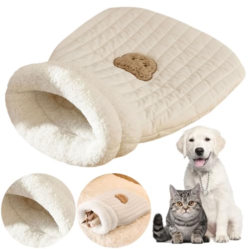 Cymwer Katzenschlafsack Cat Winter Sleeping Bag, Katzen Schlafsack Warmer Katzenbett Waschbar Katzendecke Haustierbett Katzen Kuschelhöhle for Katzen Hunde Cymwer Katzenschlafsack Cat Winter Sleeping Bag, Katzen Schlafsack Warmer Katzenbett Waschbar Katzendecke Haustierbett Katzen Kuschelhöhle for Katzen Hunde von Cymwer