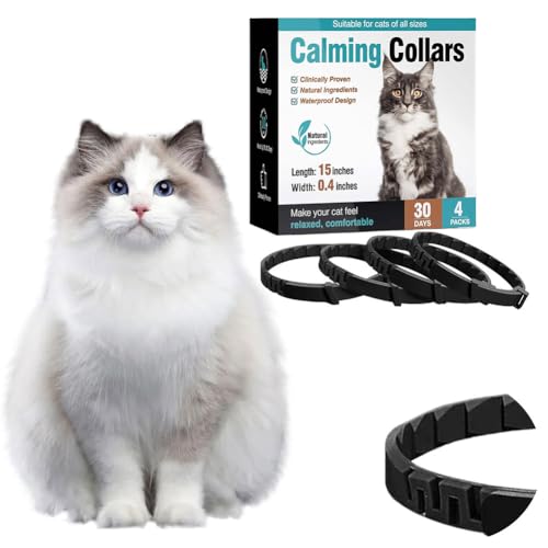 CymwerBeruhigungshalsband für Hunde und Katzen, Angst-Halsband mit Einstellbarer Größe, Beruhigungsmittel für Katzen und Hunde, Stressabbau, Beruhigende Wirkung für Haustiere CymwerBeruhigungshalsband für Hunde und Katzen, Angst-Halsband mit Einstellbarer Größe, Beruhigungsmittel für Katzen und Hunde, Stressabbau, Beruhigende Wirkung für Haustiere von Cymwer