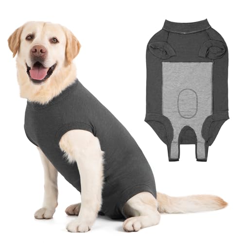 Cyponpy Hundebody Nach Op Body Hund Nach Kastration Hündin Rüde Leckschutz Hundebody Operationsbody Hund Op Anzug Anti Leck Medizinischer Body Wundschutzanzüge für Hunde Einteiler Medical Pets Shirt Cyponpy Hundebody Nach Op Body Hund Nach Kastration Hündin Rüde Leckschutz Hundebody Operationsbody Hund Op Anzug Anti Leck Medizinischer Body Wundschutzanzüge für Hunde Einteiler Medical Pets Shirt von Cyponpy