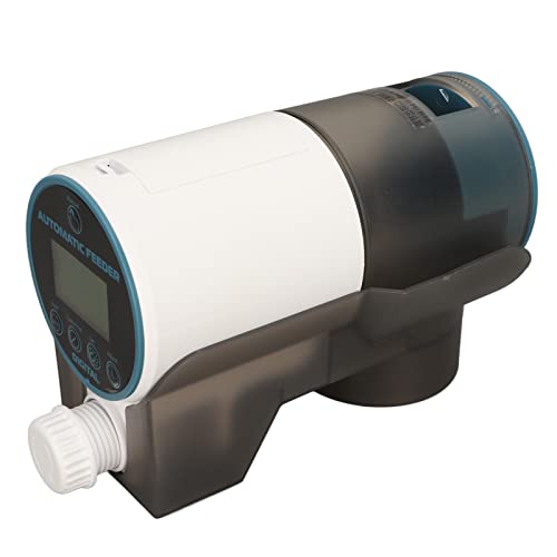 Automatischer Fischfutterspender Für Aquarien, Leiser, Wasserdichter Automatischer Fischfutterspender, 200 Ml, Intelligenter Urlaubs-Fischfutterspender Mit Timer von Cyrank