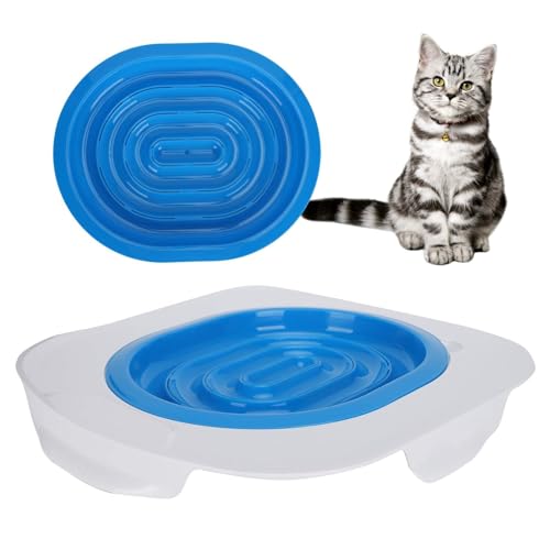 Cyrank Katzentoilettensitz-Training, Universal Wiederverwendbare Katzentoilette Urinal Sitz Toilette Trainer, trainieren Sie Ihre Katze, um die Toilette zu benutzen Cyrank Katzentoilettensitz-Training, Universal Wiederverwendbare Katzentoilette Urinal Sitz Toilette Trainer, trainieren Sie Ihre Katze, um die Toilette zu benutzen von Cyrank