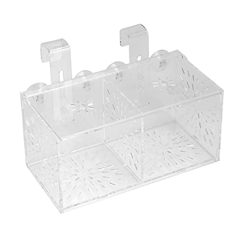 Fisch-Trennbox, Transparenter Acryl-Aquarium-Zucht-Isolationsbox-Aquarium-Brüterei-Inkubator-Halter(20CM*10CM*10CM) von Cyrank