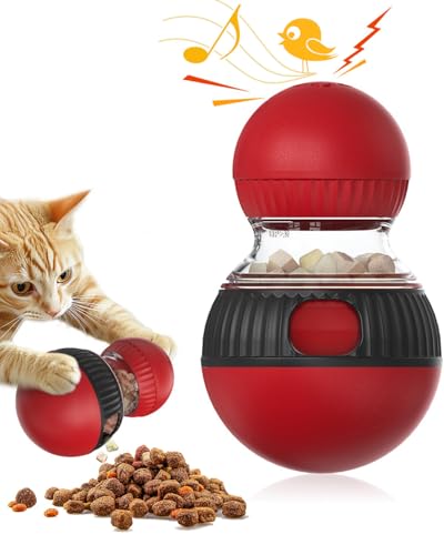 CyunCmay Interaktives Katzenspielzeug, Birdsong Katze Spielzeug Kinder, Geschenk Katzenliebhaber, Erwachsene, Bewegliches Katzen Spielzeug Ball mit Leckerli-Spender CyunCmay Interaktives Katzenspielzeug, Birdsong Katze Spielzeug Kinder, Geschenk Katzenliebhaber, Erwachsene, Bewegliches Katzen Spielzeug Ball mit Leckerli-Spender von CyunCmay