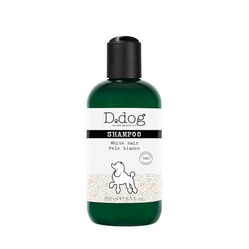D.Dog | Shampoo für weißes Haar, Shampoo für Hunde, wirkt Vergilbung des Fells entgegen und belebt natürliches Weiß, 250 ml D.Dog | Shampoo für weißes Haar, Shampoo für Hunde, wirkt Vergilbung des Fells entgegen und belebt natürliches Weiß, 250 ml von D DOG PET BEAUTY