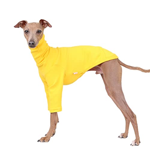 D DOGGY STAR T-Shirt für Hunde, für Windhunde, flexibel, Größe M, Gelb von D DOGGY STAR