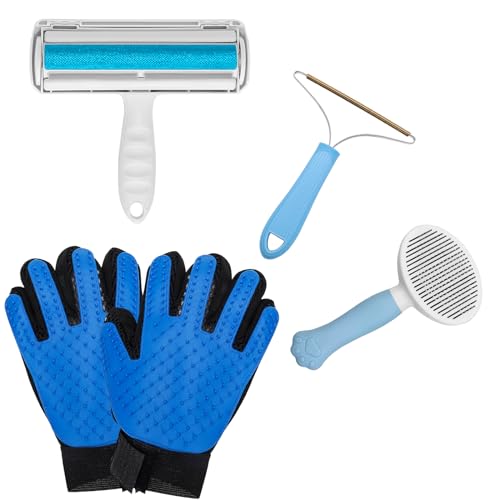 5 Stück Haustier Bürsten set,Möbel Haustier Haar Entferner Mitt*2,Hunde Katzen Bürste für Langhaar/Kurzhaar,Tierhaarentferner Fusselrolle für Sofa,Bett,Wiederverwendbarer Doppelter Fusselentferner 5 Stück Haustier Bürsten set,Möbel Haustier Haar Entferner Mitt*2,Hunde Katzen Bürste für Langhaar/Kurzhaar,Tierhaarentferner Fusselrolle für Sofa,Bett,Wiederverwendbarer Doppelter Fusselentferner von D dDraw