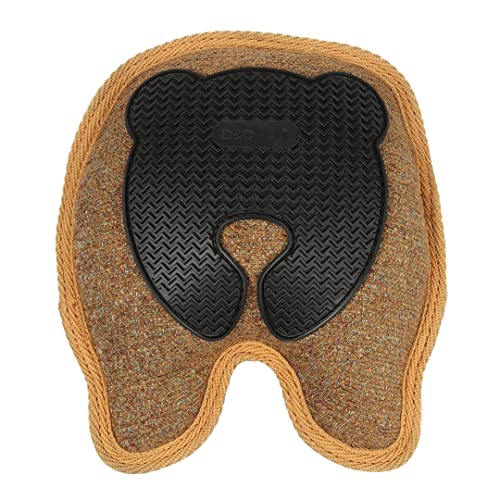 D&D Home, Bobo Bodenspielzeug für Hunde, 18 x 19 x 5 cm, Braun, Quietscher in Form eines Krepps, Oberfläche aus TPR mit geriffelter Struktur zum Kauen und Lecken, 2D-Design für Druck mit der Schnauze D&D Home, Bobo Bodenspielzeug für Hunde, 18 x 19 x 5 cm, Braun, Quietscher in Form eines Krepps, Oberfläche aus TPR mit geriffelter Struktur zum Kauen und Lecken, 2D-Design für Druck mit der Schnauze von D&D Home