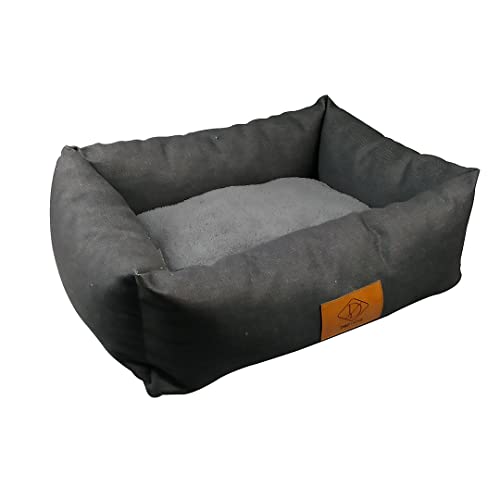 Hundebett, Denim, 78 x 58 x 21 cm von D&D Home