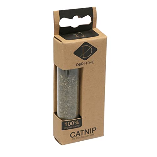 D&D Home, Kratzbaum Catnip 2 x 25 ml, stimuliert den Jagdinstinkt, 100% natürlich und harmlos, zusätzlicher Spielspaß, sorgt für Spaß, Verbreitung oder Integration in EIN Spielzeug D&D Home, Kratzbaum Catnip 2 x 25 ml, stimuliert den Jagdinstinkt, 100% natürlich und harmlos, zusätzlicher Spielspaß, sorgt für Spaß, Verbreitung oder Integration in EIN Spielzeug von D&D Home