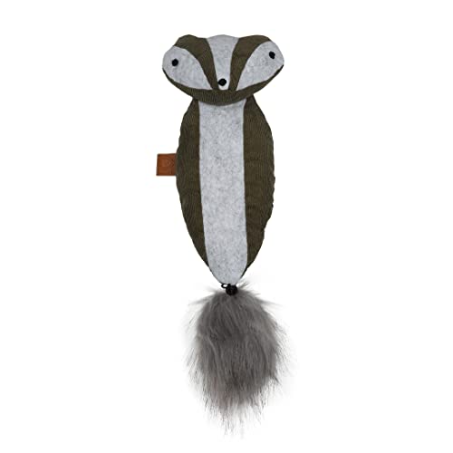 D&D Home, Rocco Catnip Plüschtier, Grün, 40 cm Plüsch aus Samt oder Cord, weicher Schwanz mit Glöckchen, mit einem Beutel Katzenminze, lustiges Design in Form eines Ildois D&D Home, Rocco Catnip Plüschtier, Grün, 40 cm Plüsch aus Samt oder Cord, weicher Schwanz mit Glöckchen, mit einem Beutel Katzenminze, lustiges Design in Form eines Ildois von D&D Home