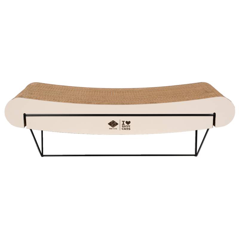 D&D gebogenes Wandregal aus Pappe David - braun/beige von D&D Home