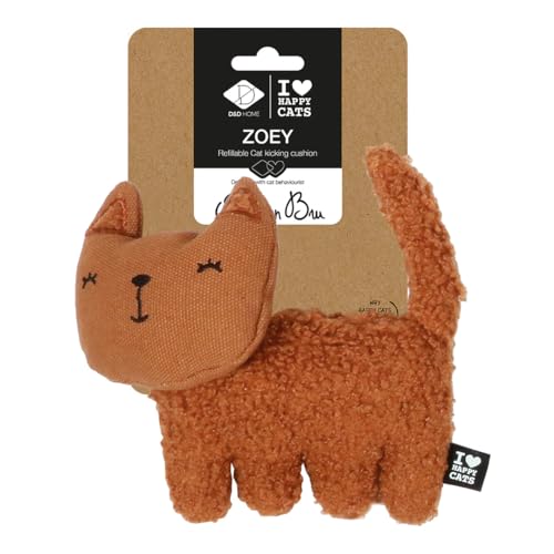 D&D Home I Love Happy Cats Zoey Katzenspielzeug, nachfüllbar, 15 x 5 x 12 cm, Braun D&D Home I Love Happy Cats Zoey Katzenspielzeug, nachfüllbar, 15 x 5 x 12 cm, Braun von D&D