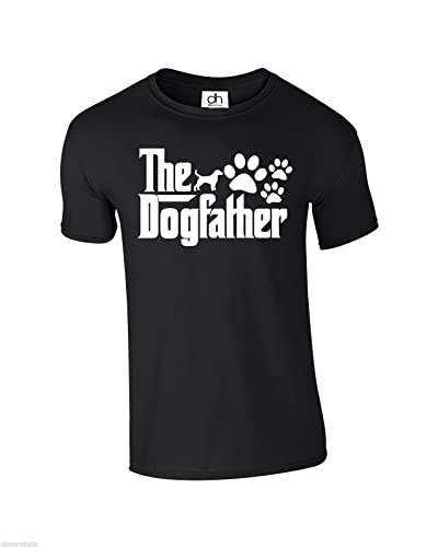 T-Shirt mit Aufschrift "The Dog Father Dad", Vatertag, Geschenk für Haustierliebhaber, lustiges Cartoon-Meme-T-Shirt T-Shirt mit Aufschrift "The Dog Father Dad", Vatertag, Geschenk für Haustierliebhaber, lustiges Cartoon-Meme-T-Shirt von D&H CLOTHING UK
