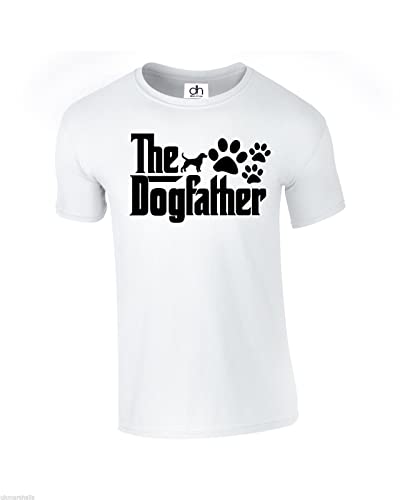 T-Shirt mit Aufschrift "The Dog Father Dad", Vatertag, Geschenk für Haustierliebhaber, lustiges Cartoon-Meme-T-Shirt T-Shirt mit Aufschrift "The Dog Father Dad", Vatertag, Geschenk für Haustierliebhaber, lustiges Cartoon-Meme-T-Shirt von D&H CLOTHING UK