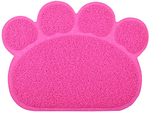 DM Katzentoilette, Pfotenform, 10 Farben erhältlich, 40 x 29 cm, Rosa DM Katzentoilette, Pfotenform, 10 Farben erhältlich, 40 x 29 cm, Rosa von D&M