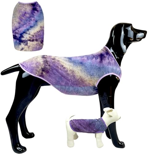 D.E.E Hunde-Shirt, Baumwolle, groß, Batikfärbung, leicht, für Mädchen und Jungen, Größe L, Violett D.E.E Hunde-Shirt, Baumwolle, groß, Batikfärbung, leicht, für Mädchen und Jungen, Größe L, Violett von D.E.E
