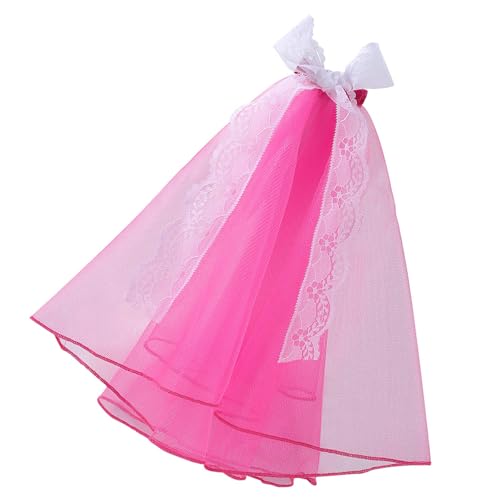 DABAIXIONG Dekorative Haustier Schleier Hunde Katzen Kopfbedeckung Braut Kostüm Spitze Hochzeit Hundehaar Clip Süße Katzen Accessoires von DABAIXIONG