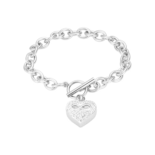 DABAIXIONG Elegante Herz Urnen Armbänder Haustier Ashes Memorials Armbänder Haltbarkeit Für Asche Mit Love Projection Wasserdichtungsbestattung von DABAIXIONG