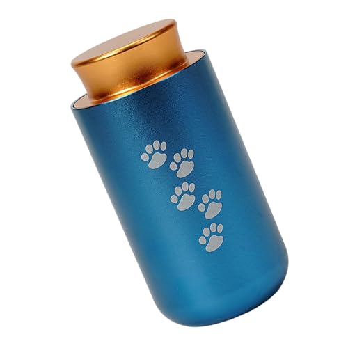 DABAIXIONG Haustier Asche Sarg Urne Sarg Für Tierische Haustier Mom Urne Für Asche/Haar Einfaches Glas Asche/Haar Asche Behälter Edelstahl Stahl von DABAIXIONG