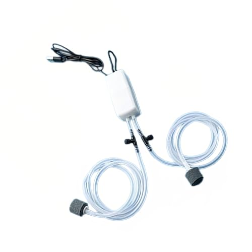 DABAIXIONG Tragbare USB Doppelauslassluftpumpen Für Aquarien Fischtanks Oxygenierung Vielseitiger Aquariumluftpumpen Angetriebener Luftpumpen DABAIXIONG Tragbare USB Doppelauslassluftpumpen Für Aquarien Fischtanks Oxygenierung Vielseitiger Aquariumluftpumpen Angetriebener Luftpumpen von DABAIXIONG