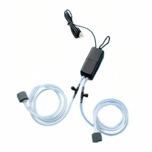 DABAIXIONG Tragbare USB Doppelauslassluftpumpen Für Aquarien Fischtanks Oxygenierung Vielseitiger Aquariumluftpumpen Angetriebener Luftpumpen DABAIXIONG Tragbare USB Doppelauslassluftpumpen Für Aquarien Fischtanks Oxygenierung Vielseitiger Aquariumluftpumpen Angetriebener Luftpumpen von DABAIXIONG