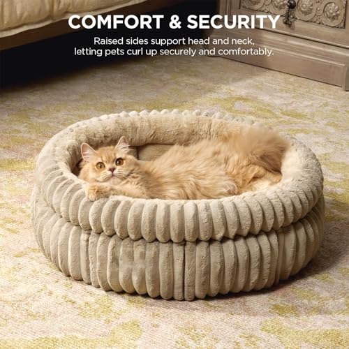 DABAIXIONG Weiche Plüschkatzen Bett Mit Abnehmbarem Kissen Design Für Innenräume Mit Antislip Bottom Winter Bequeme Schlafgebrauch von DABAIXIONG
