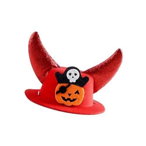 Festival Haustier Devil Horn Halloween Party Kostüm Katzen Hundezubehör Kopfwear Kleidung Kopfbedeckung Für Urlaubsveranstaltung Haustier Halloween Kostümzubehör von DABAIXIONG