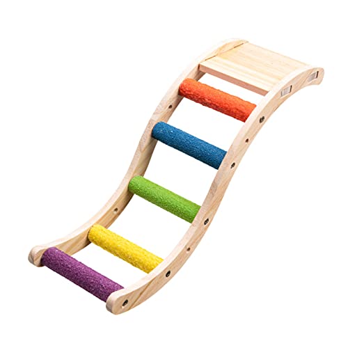 Papagei Buntes Leiter Vogelspielzeug Cockatiel Holz Barch Gymnastikspiel Leiter Mit Rutschfestem Quarz Sand Klotzspielzeug Papagei Buntes Leiter Vogelspielzeug Cockatiel Holz Barch Gymnastikspiel Leiter Mit Rutschfestem Quarz Sand Klotzspielzeug von DABAIXIONG