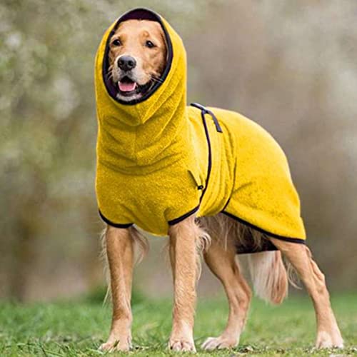 Europäische und amerikanische Haustierkleidung Fleece Samt Warm halten Goldener Hund Dicke Kleidung Heimtierbedarf Wolfhound Shepherd von DACCU